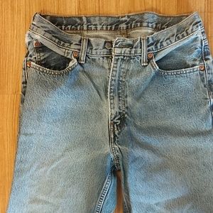 Levi's 550 faded jeans